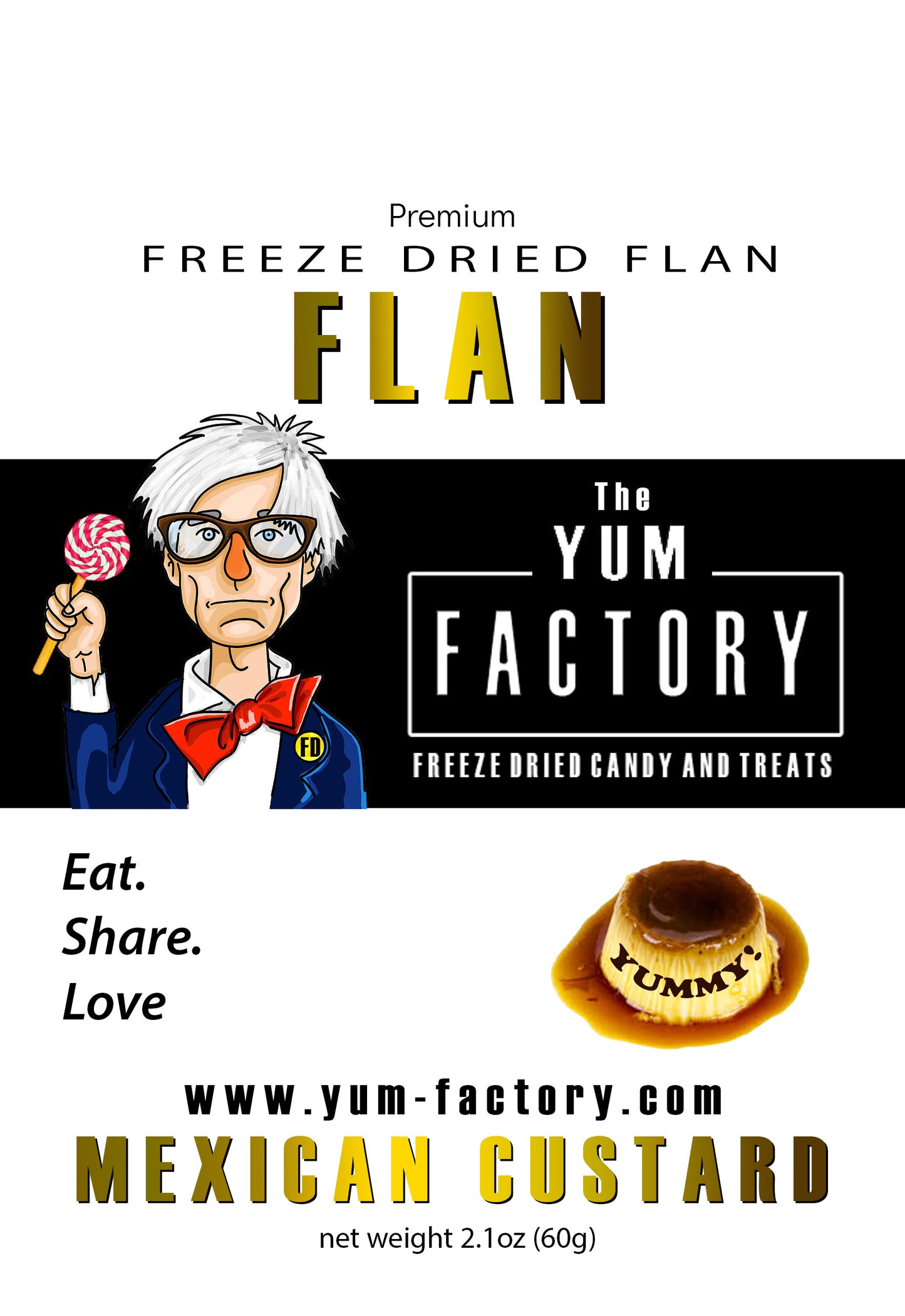 Freeze Dried Flan